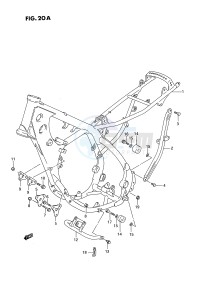 RMX250 (E3) drawing FRAME (MODEL P R S T)