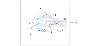 CB500 drawing ENGINE GUARD