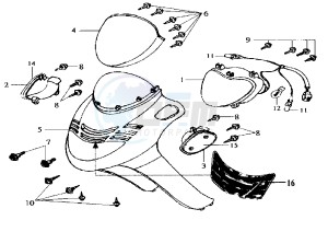 JOYRIDE - 125 cc drawing LEG SHIELD