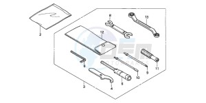 FJS600 SILVER WING drawing TOOLS