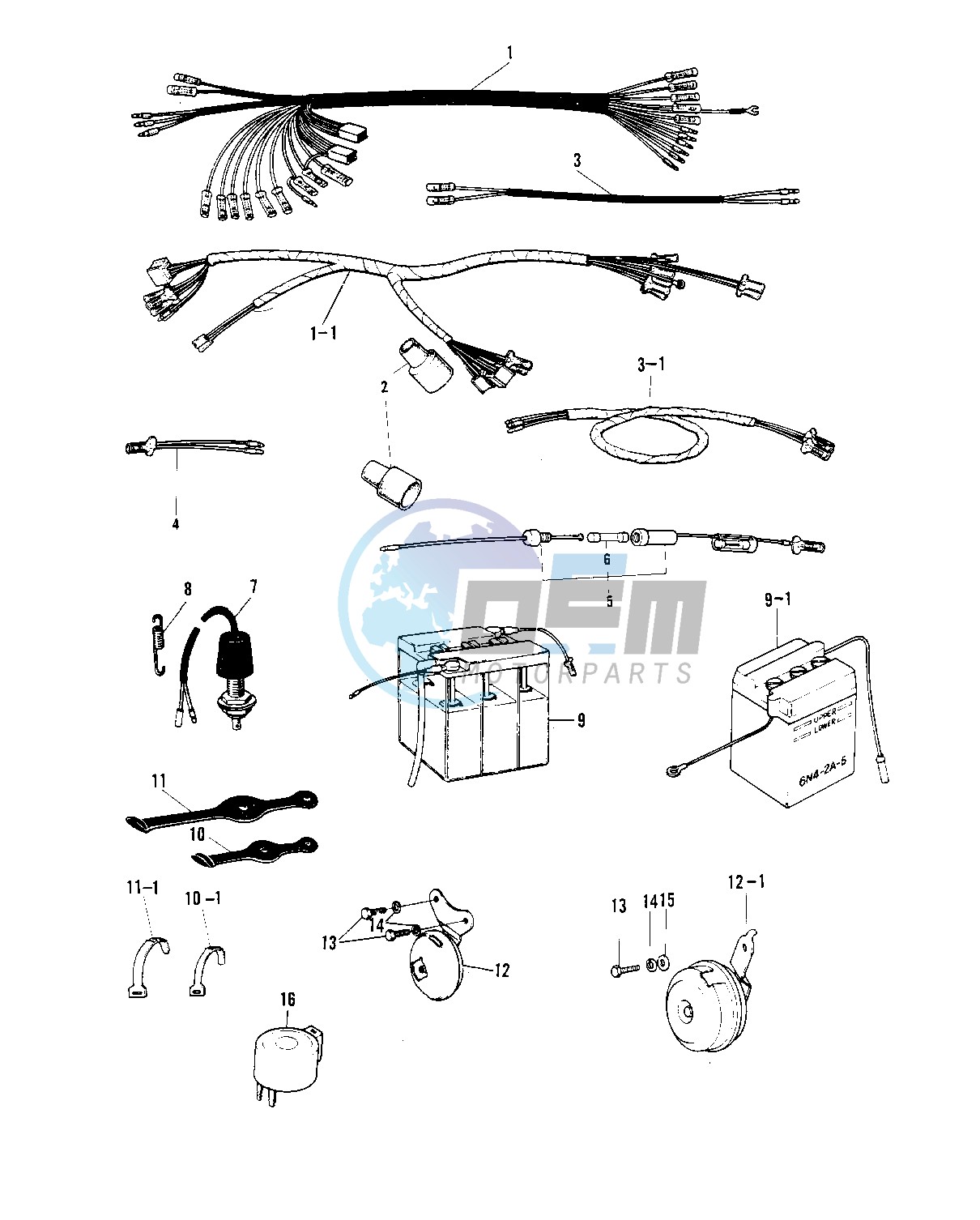 CHASSIS ELECTRICAL EQUIPMENT -- 70-73- -