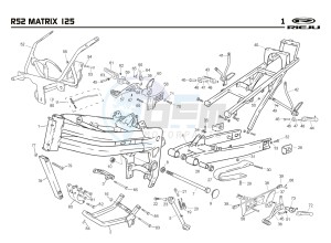 RS2 MATRIX 125 drawing CHASSIS