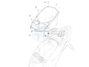 Liberty 150 iGet 4T 3V ie ABS (APAC) drawing Helmet housing - Undersaddle