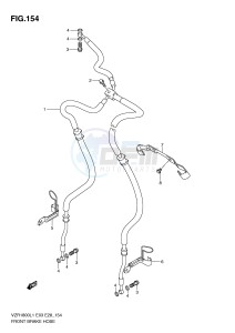 VZR1800 (E3) INTRUDER drawing FRONT BRAKE HOSE