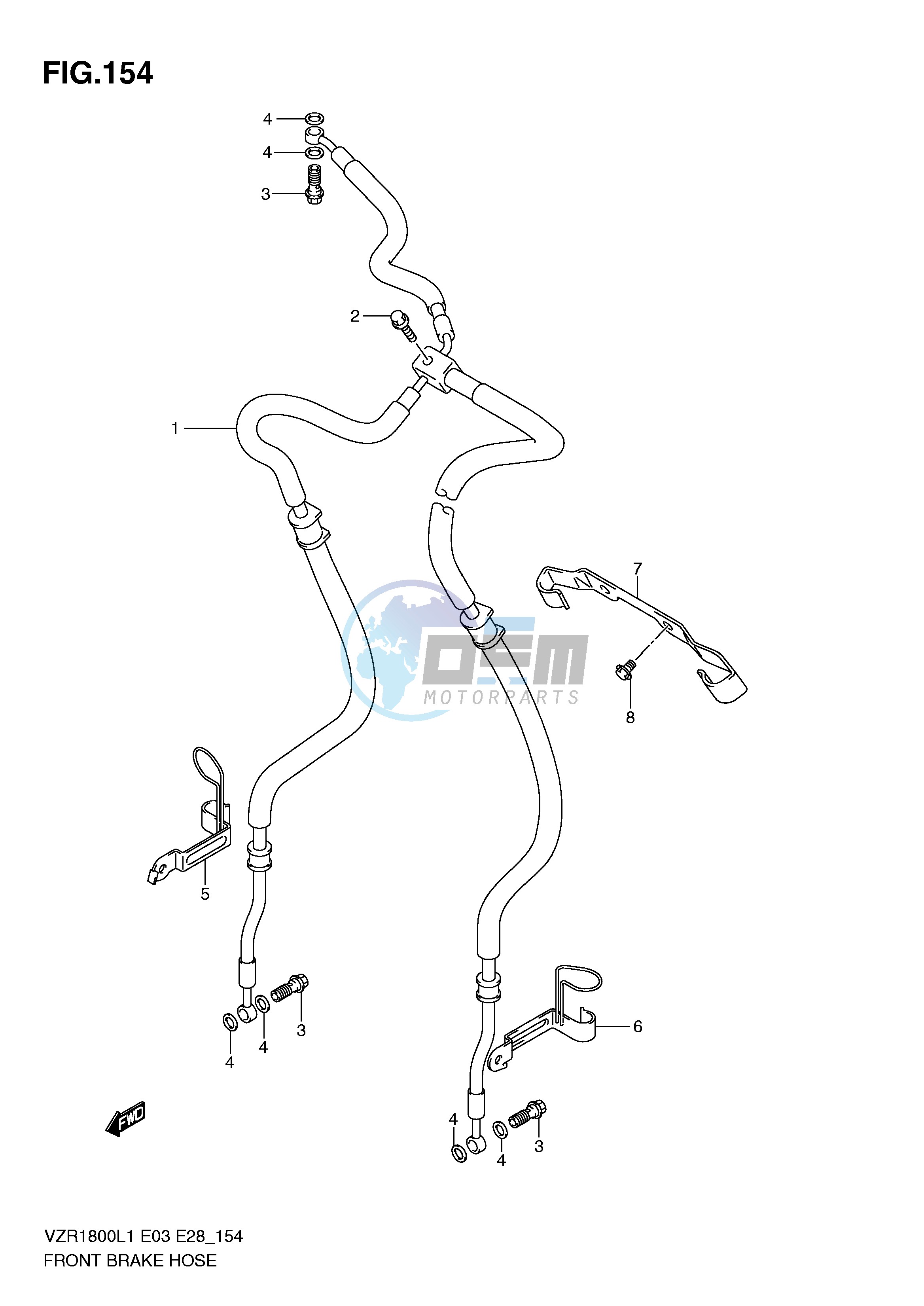 FRONT BRAKE HOSE