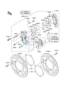 VN1700_CLASSIC_ABS VN1700FBF GB XX (EU ME A(FRICA) drawing Front Brake