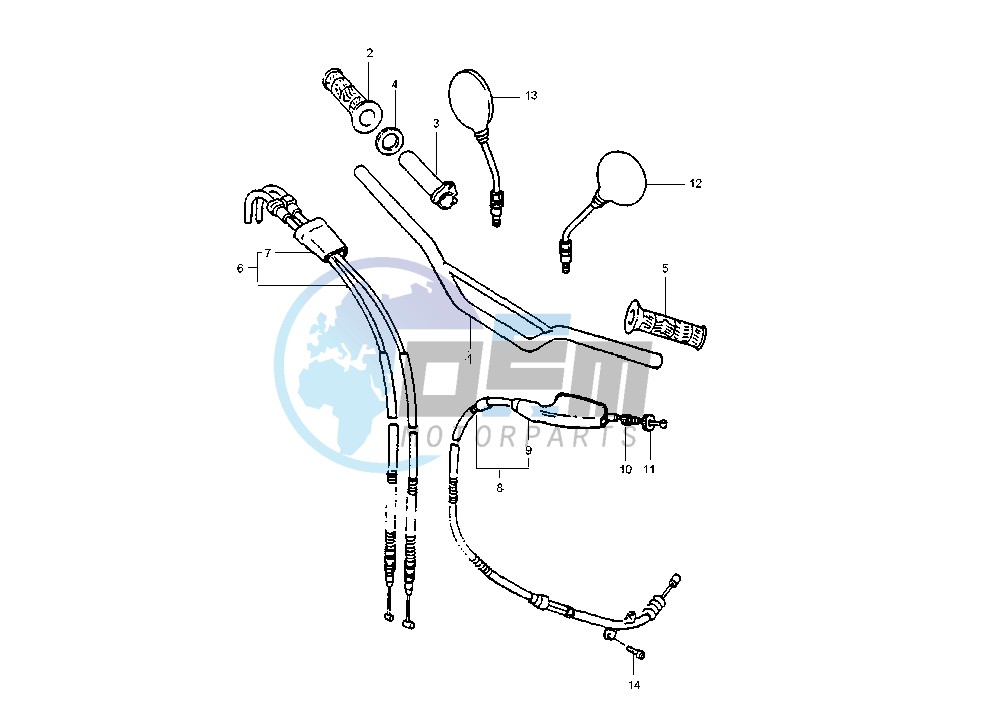 STEERING HANDLE -CABLE