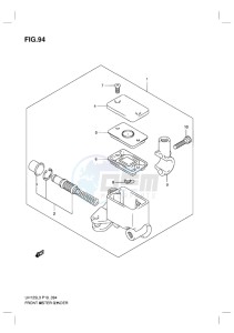 UH125G BURGMAN EU drawing FRONT MASTER CYLINDER