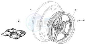 Liberty 50 4t RST ptt (E) Spain drawing Rear Wheel