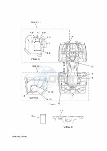 YFM700FWBD YFM70KP (B5KC) drawing EMBLEM & LABEL 1