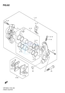 VZR1800 (E50) INTRUDER drawing FRONT CALIPER