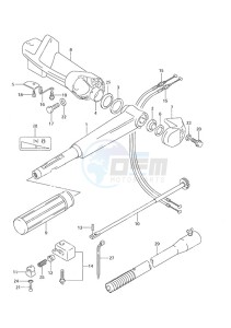 DF 25 drawing Tiller Handle