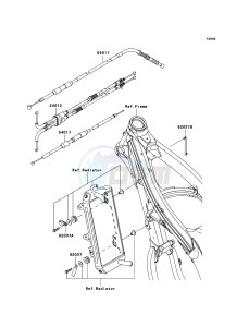 KX450F KX450D6F EU drawing Cables