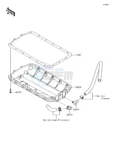 JET SKI ULTRA 310LX JT1500MJF EU drawing Oil Pan