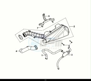 FIDDLE II 50 (AF05W5-EU) (E5) (M1) drawing AIRCLEANER