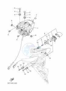 YZF250-A (B1X4) drawing TAILLIGHT