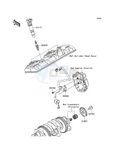 NINJA_ZX-10R_ABS ZX1000KEF FR XX (EU ME A(FRICA) drawing Ignition System