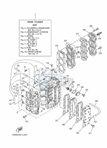 40VEOS drawing CYLINDER--CRANKCASE