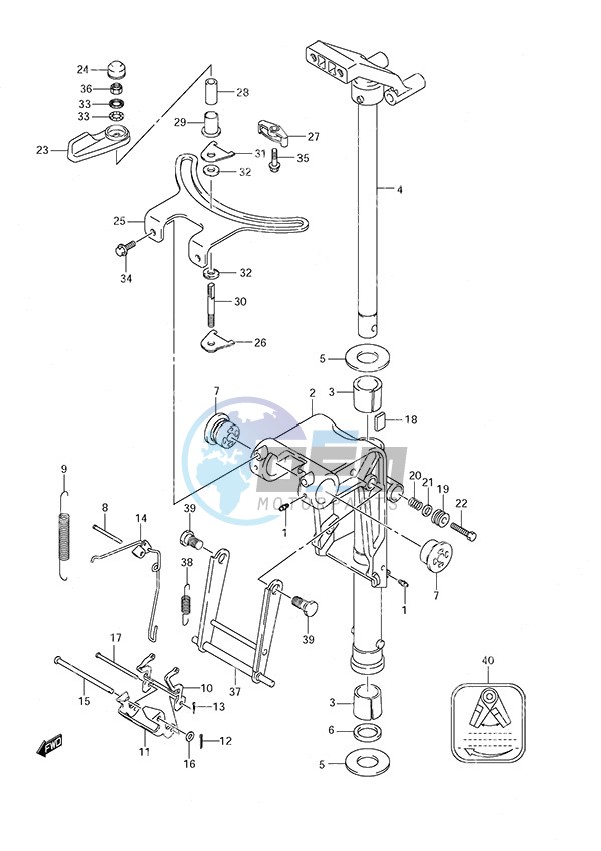 Swivel Bracket - Non-Remote Control