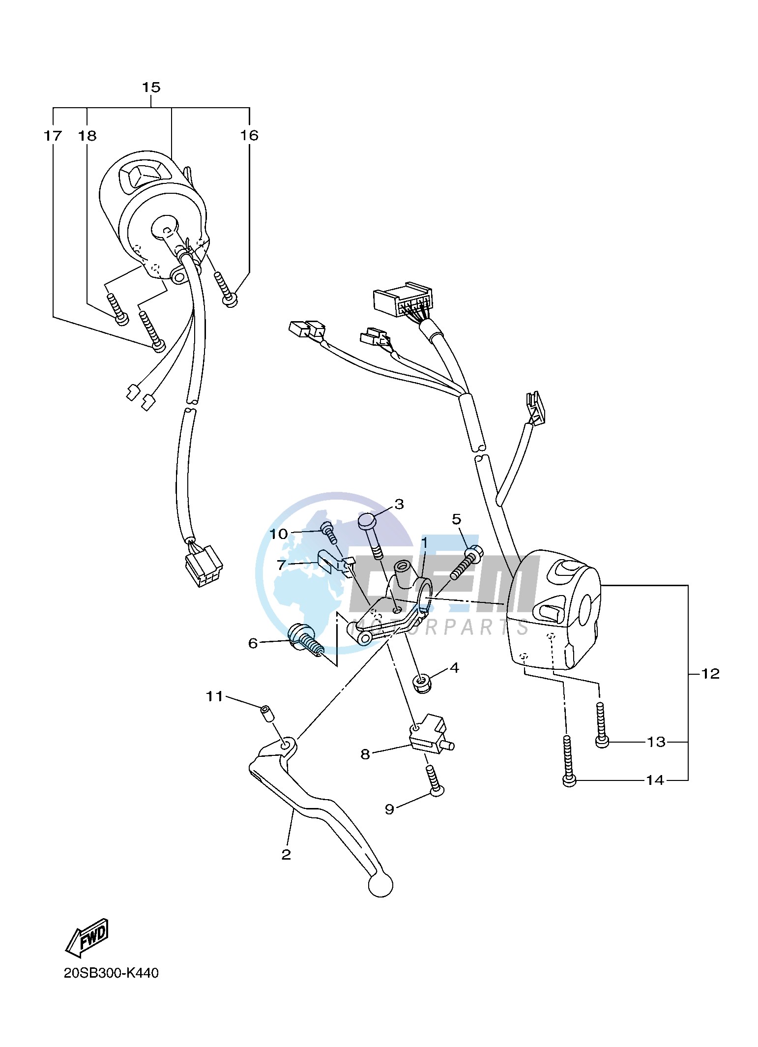 HANDLE SWITCH & LEVER