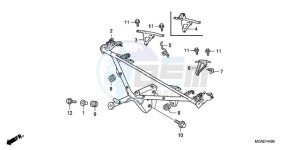 GL1800A Australia - (U) drawing COWL STAY