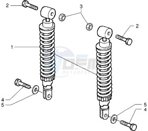 X9 250 drawing Shock absorbers