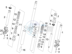 Runner 50 Pure Jet SC drawing Fork components (MVP)