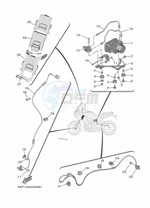 TRACER 9 GT MTT890D (BAP1) drawing ELECTRICAL 3