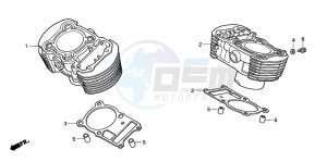 VT750C2 drawing CYLINDER