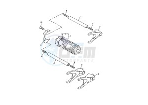 FJR 1300 drawing SHIFT CAM-FORK