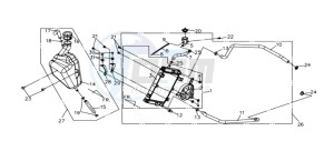 QUAD LANDER 300S drawing RADIATOR