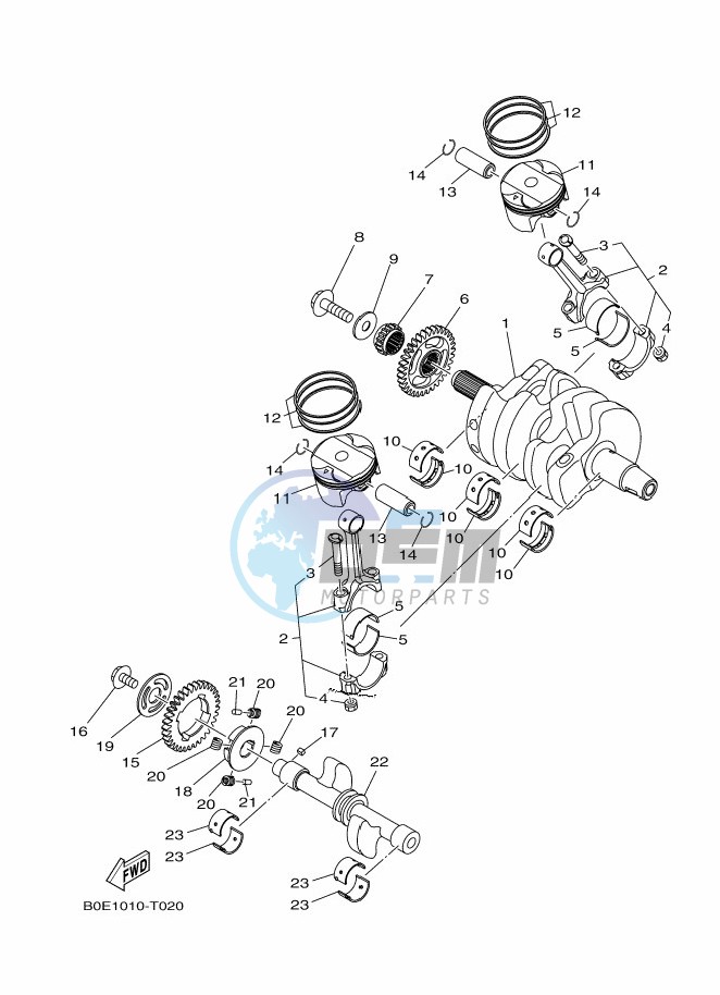 CRANKSHAFT & PISTON