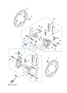 YFM550FWAD YFM5FGPD GRIZZLY 550 EPS (1HSE 1HSF) drawing REAR BRAKE CALIPER