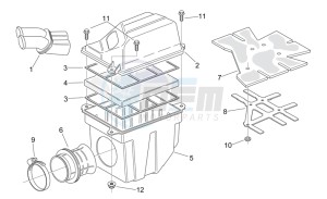 RS 125 drawing Air box