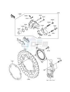 Z250SL ABS BR250FGF XX (EU ME A(FRICA) drawing Front Brake