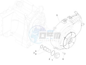 Liberty 50 iGet 4T 3V 25kmh (EMEA) drawing Flywheel magneto cover - Oil filter