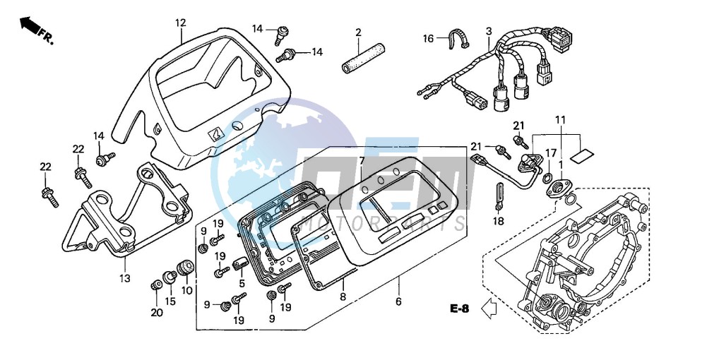 METER (TRX350TM-A,2A/FM-A,2A)