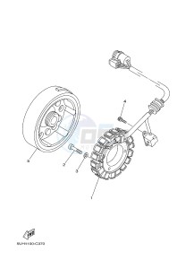 YFM350FWA YFM350DF GRIZZLY 350 4WD (1NSH) drawing GENERATOR