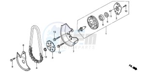 NES150 125 drawing OIL PUMP