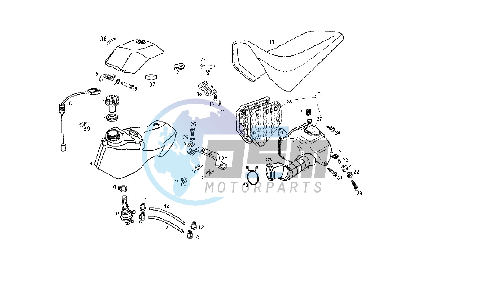 FUEL TANK - SEAT