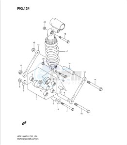 GSX1300R drawing REAR CUSHION LEVER (GSX1300RL1 E51)