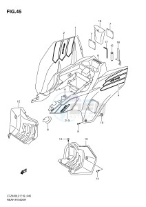 LT-Z400 (E19) drawing REAR FENDER (LT-Z400ZL2 E19)