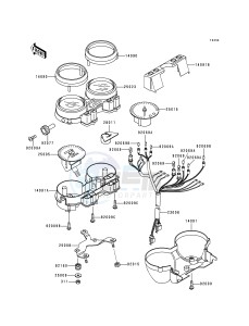 ZR 750 F [ZR-7] (F1) drawing METER-- S- -