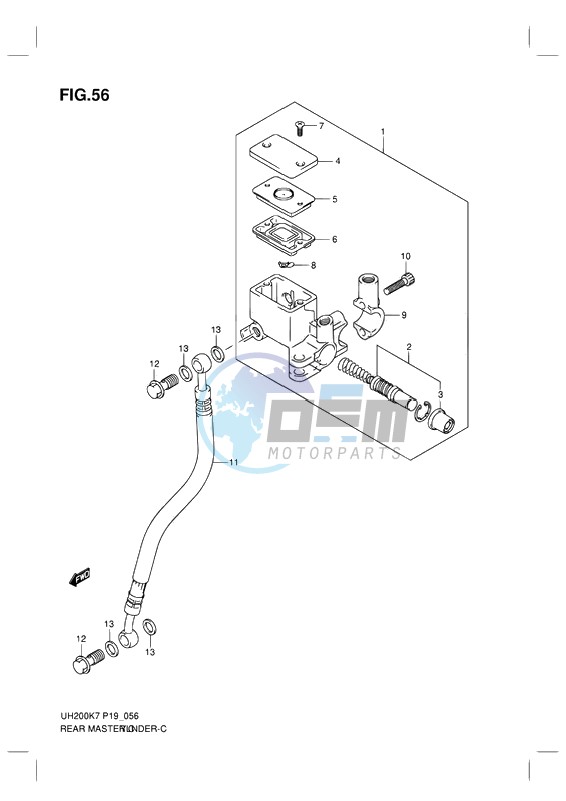 REAR MASTER CYLINDER