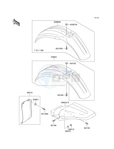 KX 85 A [KX85] (A1-A5) [KX85] drawing FENDERS