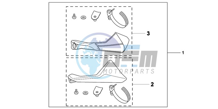 KIT  LEG DEFLECTOR