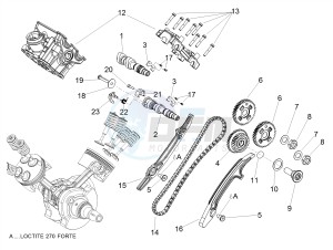 DORSODURO 900 E4 ABS (NAFTA) drawing Rear cylinder timing system