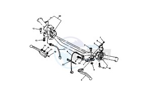 DT RE 125 drawing HANDLE SWITCH- LEVER