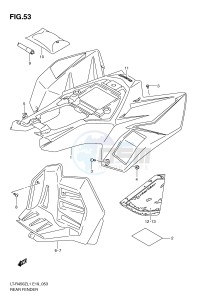 LT-R450 (E19) drawing REAR FENDER (LT-R450L1 E19)