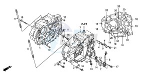 CBF150SH drawing CRANKCASE